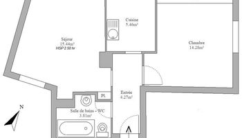 appartement 2 pièces à louer FONTENAY AUX ROSES 92260 43.3 m²