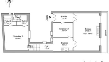 appartement 3 pièces à louer BORDEAUX 33000 75.77 m²