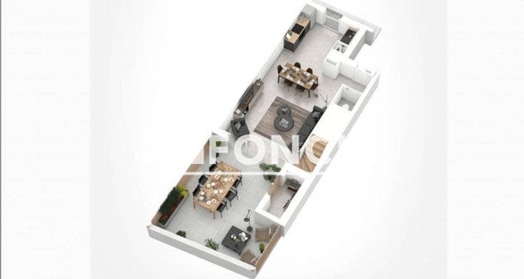 appartement 3 pièces à vendre BEAUZELLE 31700 74.65 m²