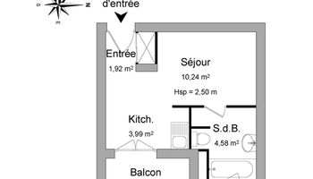 appartement 1 pièce à louer PAU 64000