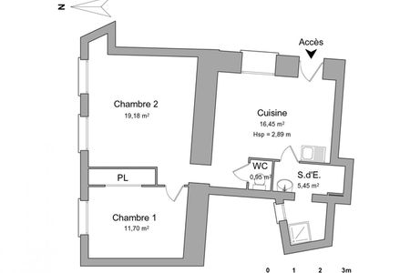 appartement 2 pièces à louer NANTES 44000 53.7 m²