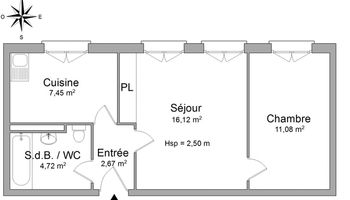 appartement 2 pièces à louer DIJON 21000 42 m²