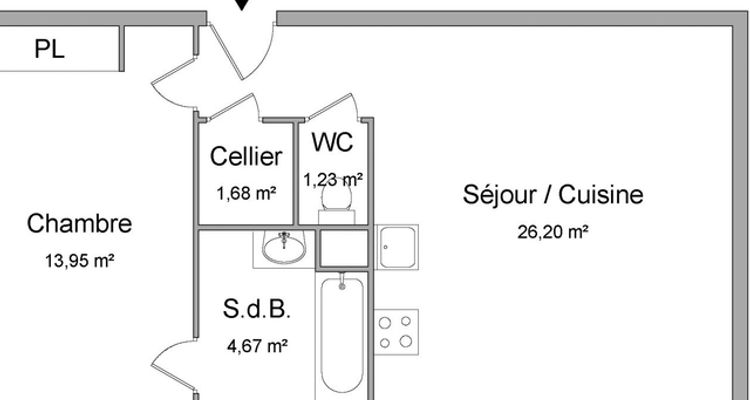 appartement 2 pièces à louer LILLE 59000 47.7 m²