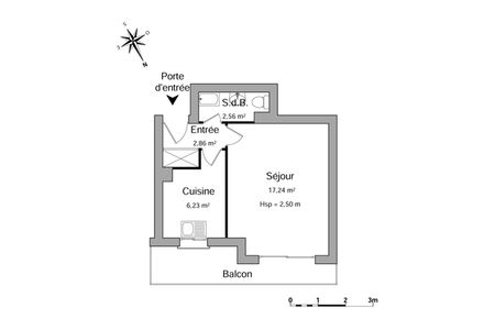 Appartement a louer sceaux - 1 pièce(s) - 28.9 m2 - Surfyn