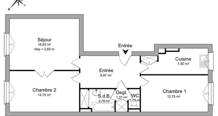 appartement 3 pièces à louer PARIS 16ᵉ 75016 70 m²