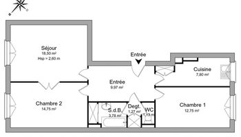 appartement 3 pièces à louer PARIS 16ᵉ 75016 70 m²