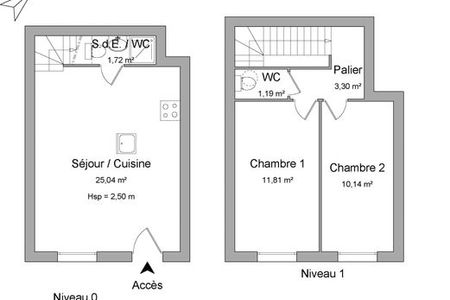 Vue n°2 Maison 3 pièces à louer - SAINT AIGNAN (41110) - 53.2 m²