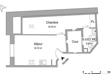 Vue n°3 Appartement 2 pièces à louer - Grenoble (38000) 659 €/mois cc