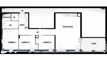appartement 4 pièces à vendre TOULOUSE 31400 89.01 m²
