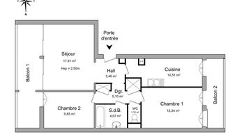 appartement 3 pièces à louer AIX EN PROVENCE 13100 65.4 m²
