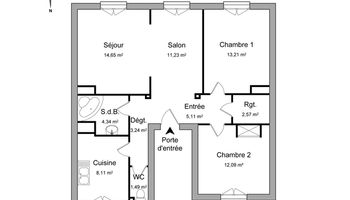 appartement 4 pièces à louer SAINT MAX 54130 76 m²