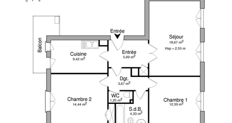 appartement 3 pièces à louer NANTES 44000 69.9 m²