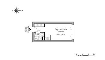 appartement 1 pièce à louer GRENOBLE 38000 18.06 m²