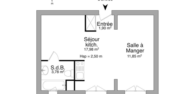 appartement 1 pièce à louer PAU 64000