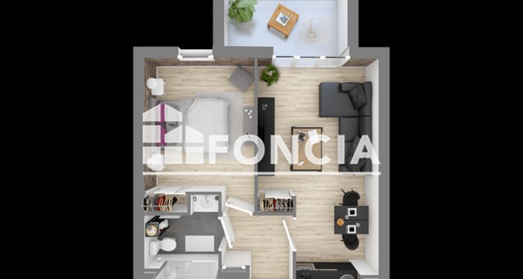 appartement 2 pièces à vendre TOULOUSE 31100 41 m²