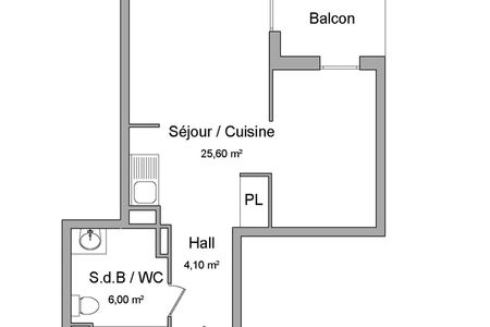 appartement 1 pièce à louer CRAN GEVRIER 74960 35.7 m²