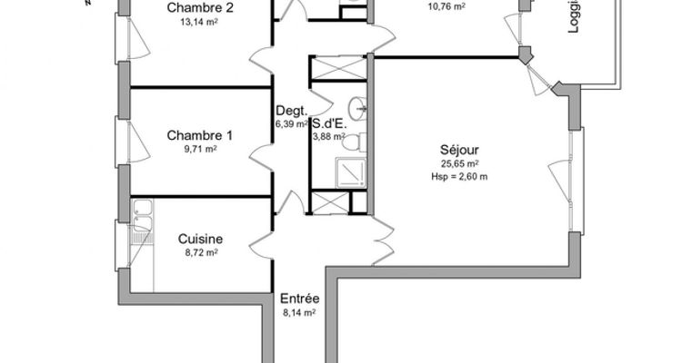 appartement 4 pièces à louer LE VESINET 78110 90.8 m²