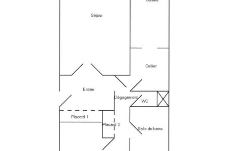 Vue n°2 Appartement 3 pièces T3 F3 à louer - Ronchin (59790)