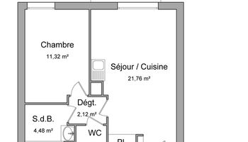 appartement 2 pièces à louer CORBEIL ESSONNES 91100 41.7 m²