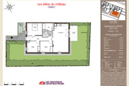 Vue n°2 Programme neuf - 9 appartements neufs à vendre - Charly (69390)