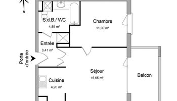 appartement 2 pièces à louer ECKBOLSHEIM 67201 40.2 m²