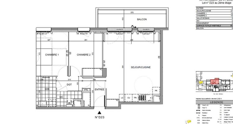 appartement 3 pièces à louer CERGY SAINT CHRISTOPHE 95800 65.2 m²