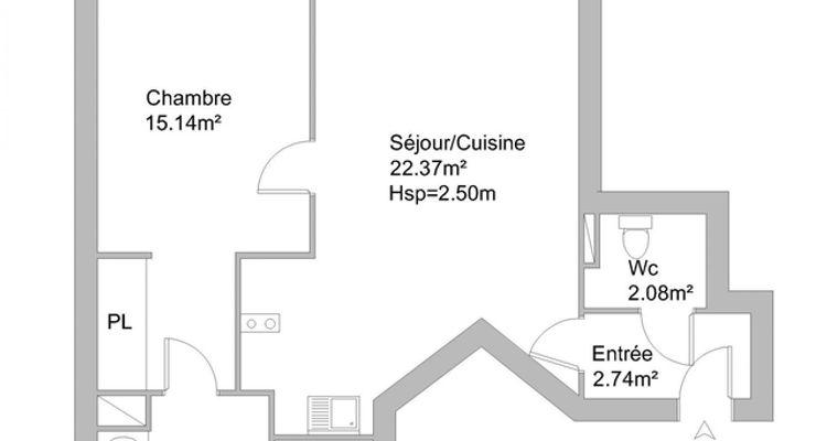 appartement 2 pièces à louer ANTONY 92160 48.9 m²