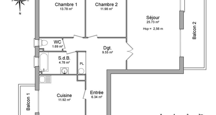 appartement 4 pièces à louer SOUFFELWEYERSHEIM 67460 85.8 m²