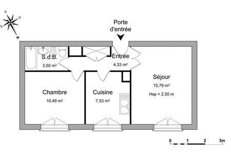 Vue n°3 Appartement 2 pièces T2 F2 à louer - Limoges (87100)