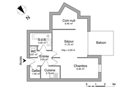 appartement-meuble 2 pièces à louer LA ROCHELLE 17000 39.5 m²