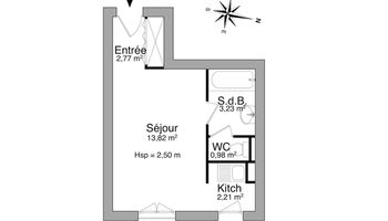 appartement 1 pièce à louer CLERMONT FERRAND 63000 23 m²
