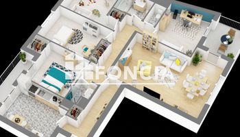 appartement 5 pièces à vendre VILLEURBANNE 69100 112.4 m²
