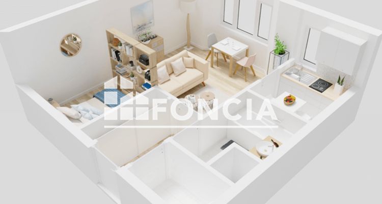 appartement 1 pièce à vendre PUTEAUX 92800 32 m²