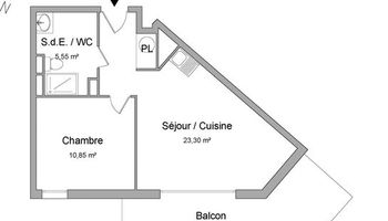 appartement 2 pièces à louer MARSEILLE 12ème 13012 39.7 m²