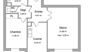 appartement 2 pièces à louer DIJON 21000 60.6 m²
