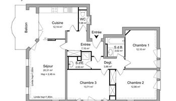 appartement 4 pièces à louer SAINT JULIEN EN GENEVOIS 74160 90.67 m²