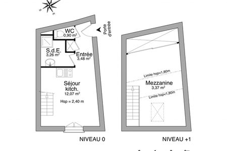 appartement 2 pièces à louer VILLEJUST 91140 23.1 m²