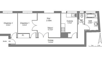 appartement 3 pièces à louer TARBES 65000 62 m²