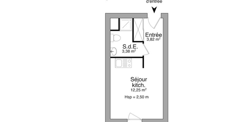 appartement 1 pièce à louer CLERMONT FERRAND 63000 19.5 m²