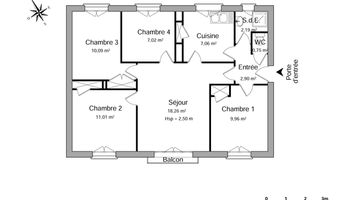 appartement 5 pièces à louer VALENCE 26000 69.2 m²