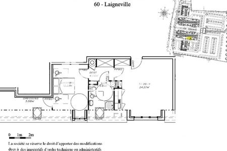 Vue n°2 Appartement 2 pièces T2 F2 à vendre - Laigneville (60290)