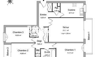 appartement 4 pièces à vendre ASNIERES SUR SEINE 92600 86 m²