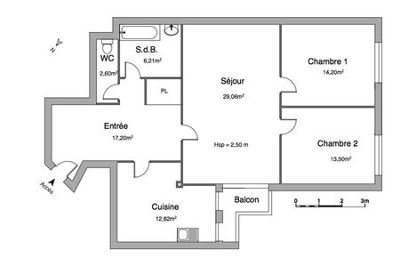 Vue n°3 Appartement 4 pièces à louer - Nancy (54000) 965 €/mois cc