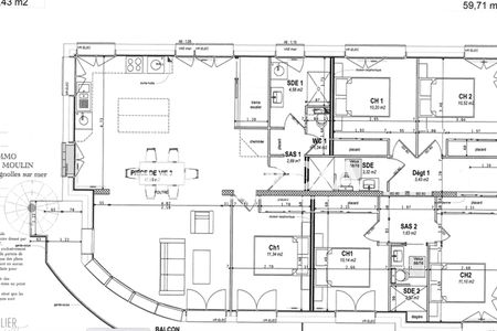 Vue n°3 Appartement 3 pièces T3 F3 à vendre - Bretignolles-sur-mer (85470)