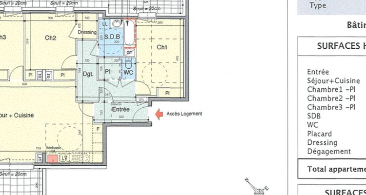 appartement 4 pièces à louer SEYNOD 74600 91.1 m²