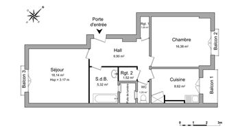 appartement 2 pièces à louer MARSEILLE 4ᵉ 13004 62.3 m²