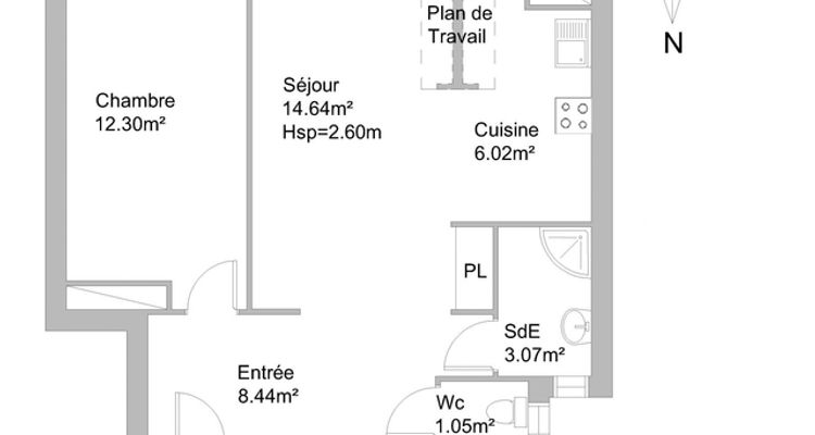 Vue n°1 Appartement 2 pièces T2 F2 à louer - Nancy (54000)