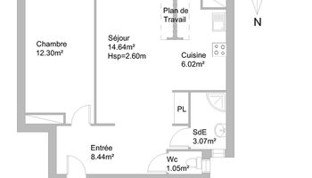 appartement 2 pièces à louer NANCY 54000 48 m²
