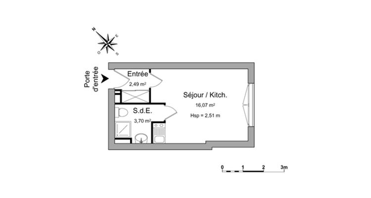 appartement 1 pièce à louer POITIERS 86000 22.3 m²