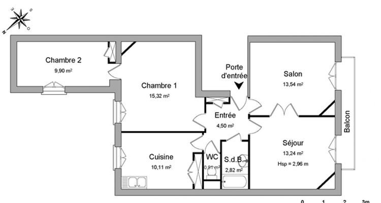 appartement 4 pièces à louer NANCY 54000 70.3 m²